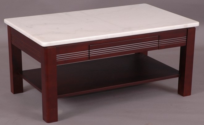 TEA TABLE WITH STONE TOP